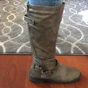 Calf height boots